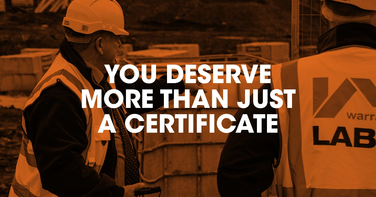 LABC Warranty more than a certificate